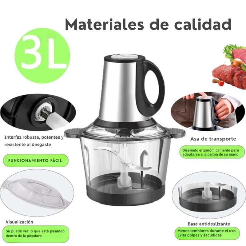 Procesador de Alimentos 3 Velocidades Elegante