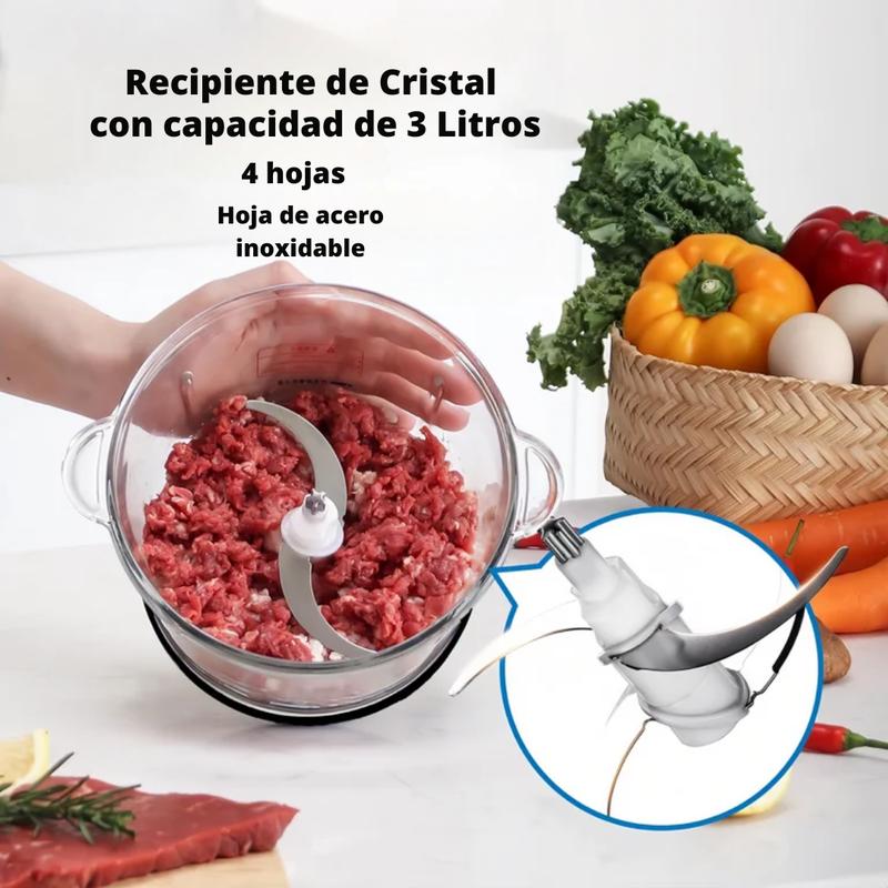 Procesador de Alimentos 3 Velocidades Elegante